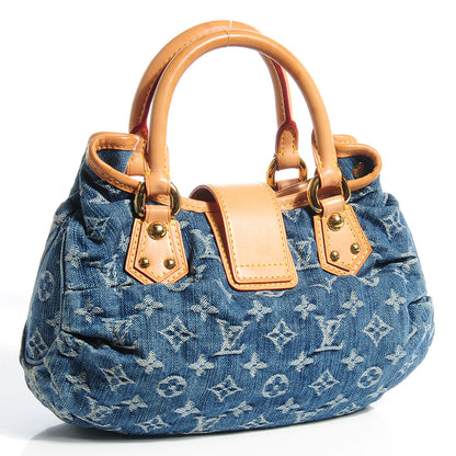Louis Vuitton Denim Pleaty Blue 3 of 7