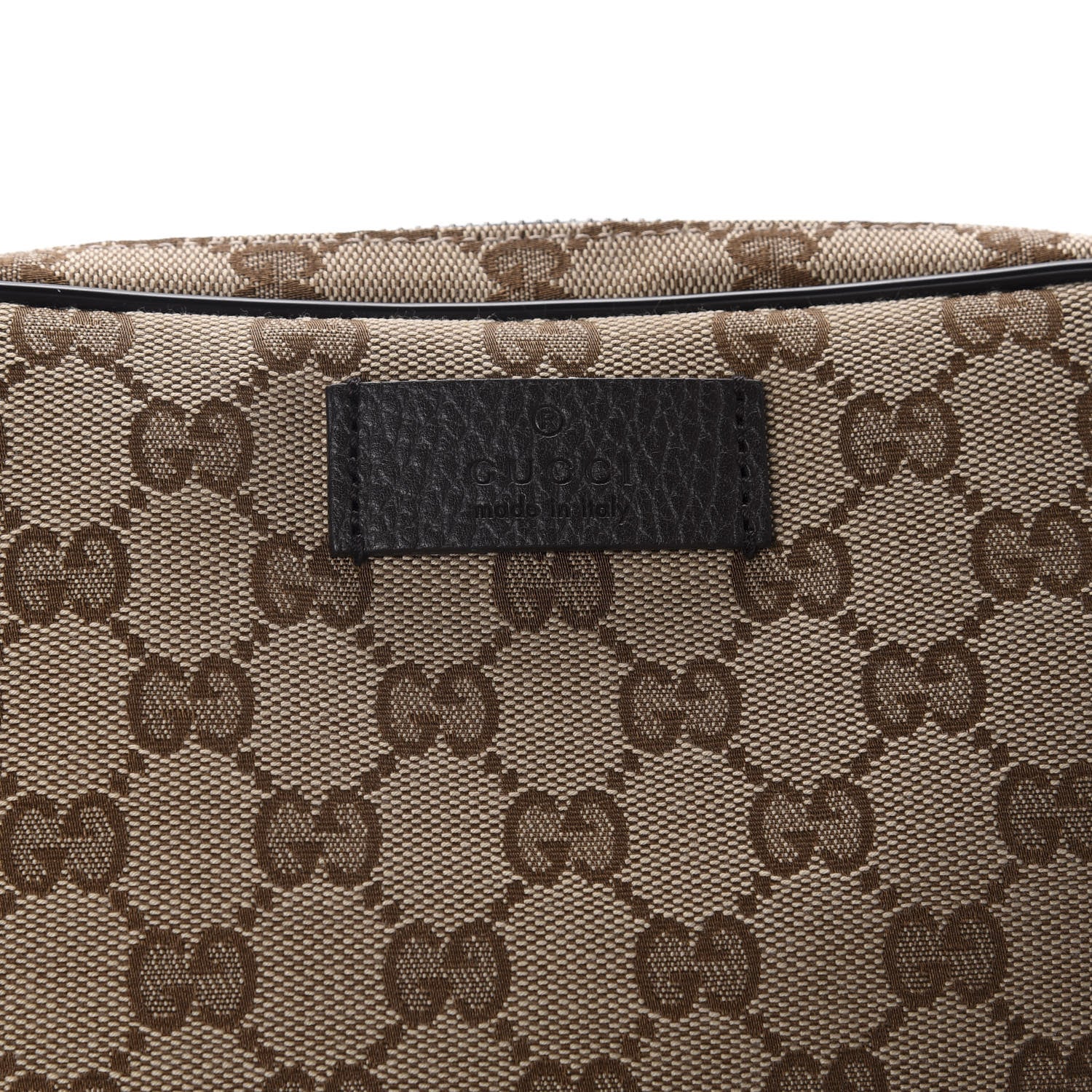 Gucci Monogram Belt Bag Dark Brown 10 of 10