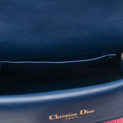 Christian Dior Bullcalf Mini Be Dior Flap Pink Blue 14 of 14
