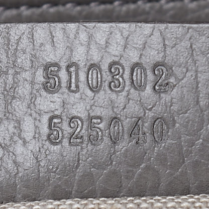 Gucci Dollar Calfskin Interlocking G Top Handle Shoulder Bag Loess 9 of 9