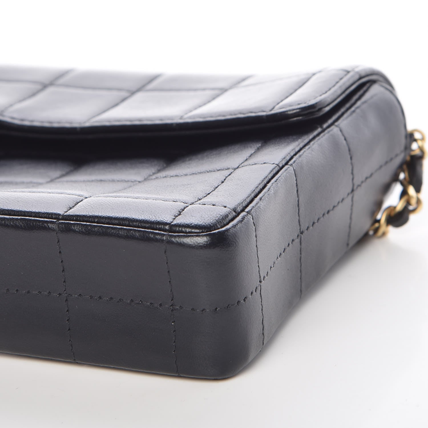 Chanel Lambskin East West Chocolate Bar Flap Black 10 of 10