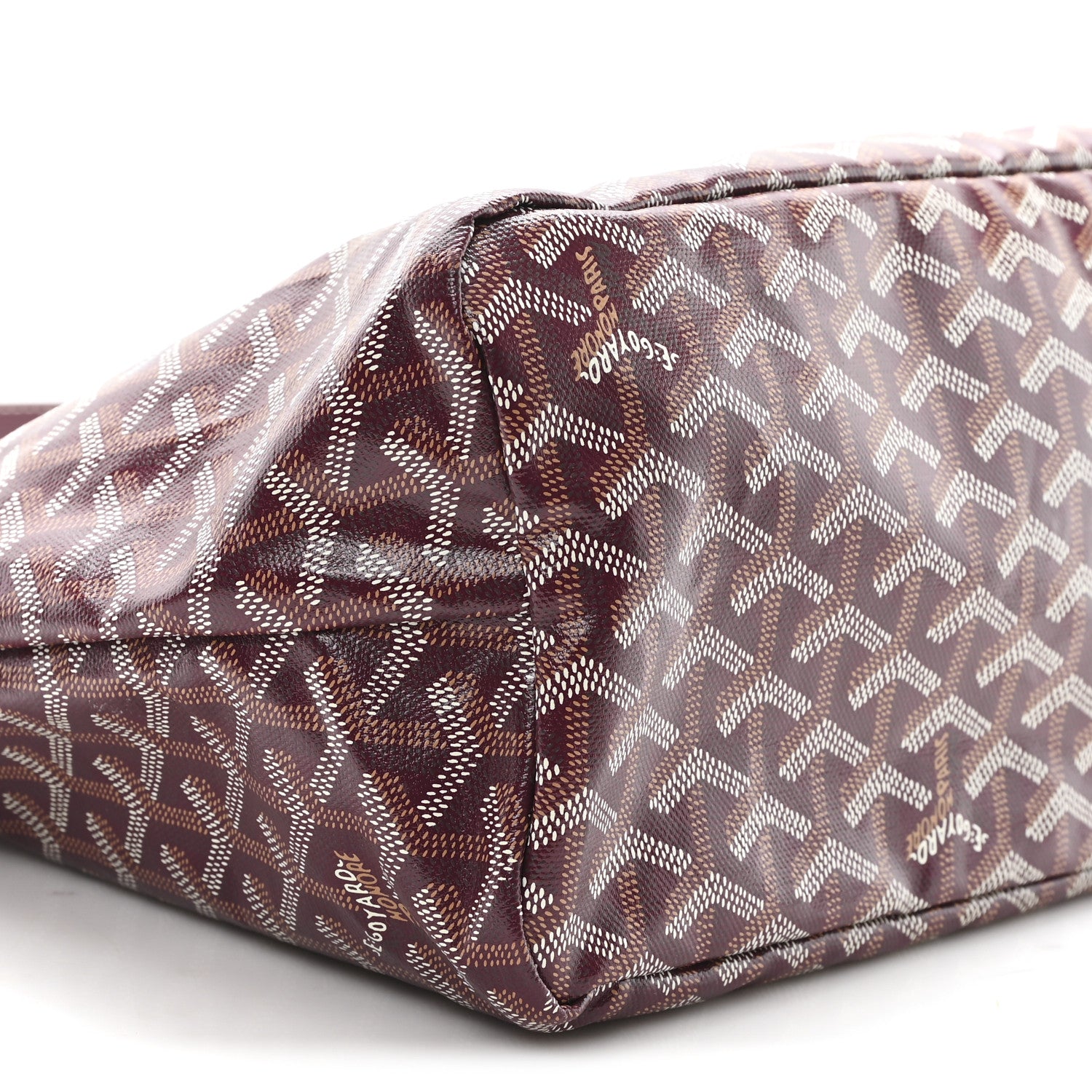 Goyard Goyardine Boheme Hobo Burgundy 10 of 11