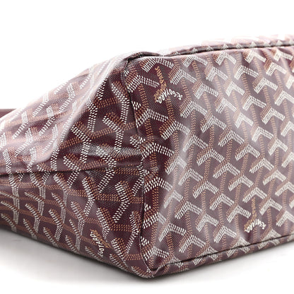 Goyard Goyardine Boheme Hobo Burgundy 10 of 11