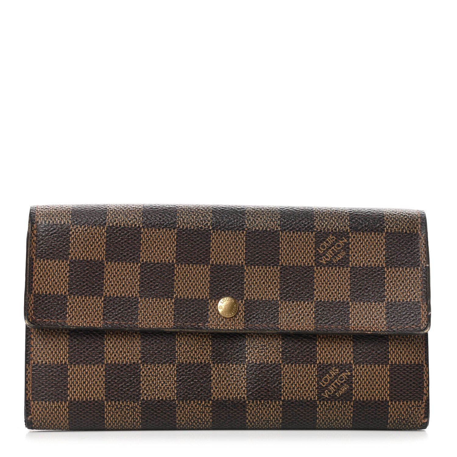 Louis Vuitton Damier Ebene Sarah Wallet 1 of 12