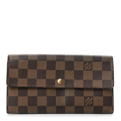 Louis Vuitton Damier Ebene Sarah Wallet 1 of 12