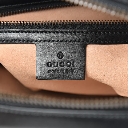 Gucci Calfskin Matelasse GG Marmont Travel Bag Black 6 of 10