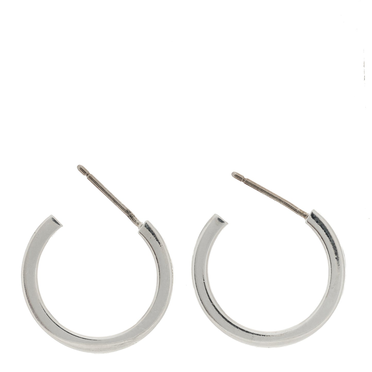 Sterling Silver 1837 Small Narrow Hoop Earrings