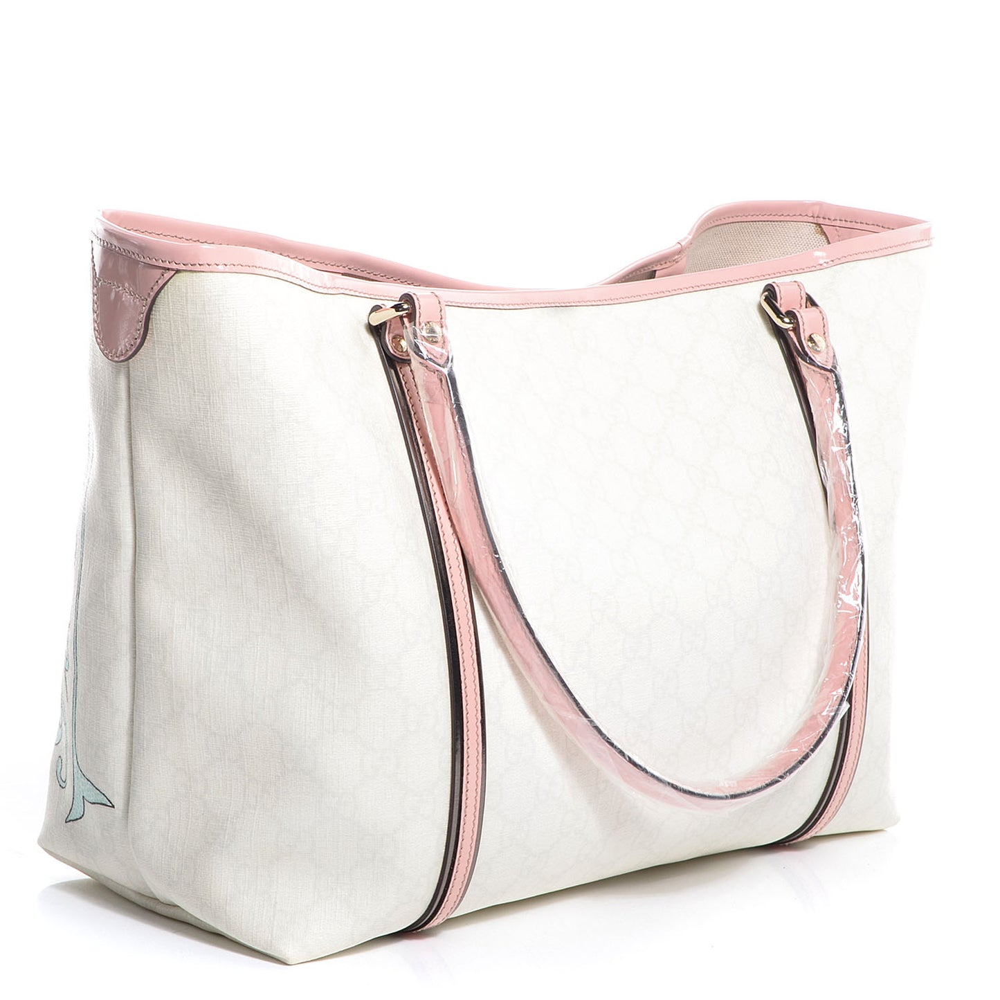 GG Plus Monogram Mermaid Medium Joy Tote Pink