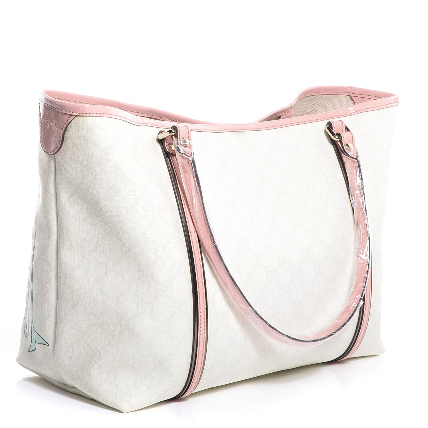 Gucci GG Plus Monogram Mermaid Medium Joy Tote Pink 3 of 8