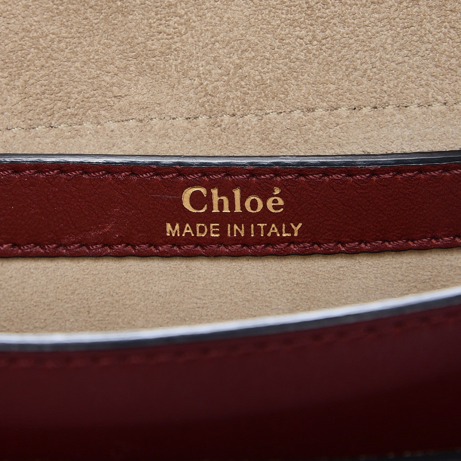 Chloe Calfskin Braided Small Hudson Shoulder Bag Sienna Red 10 of 10