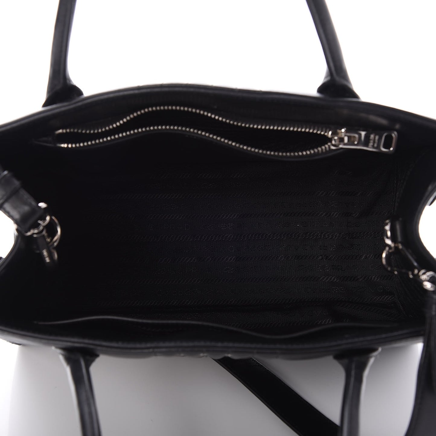 Soft Calfskin Diagramme Handbag Nero Black
