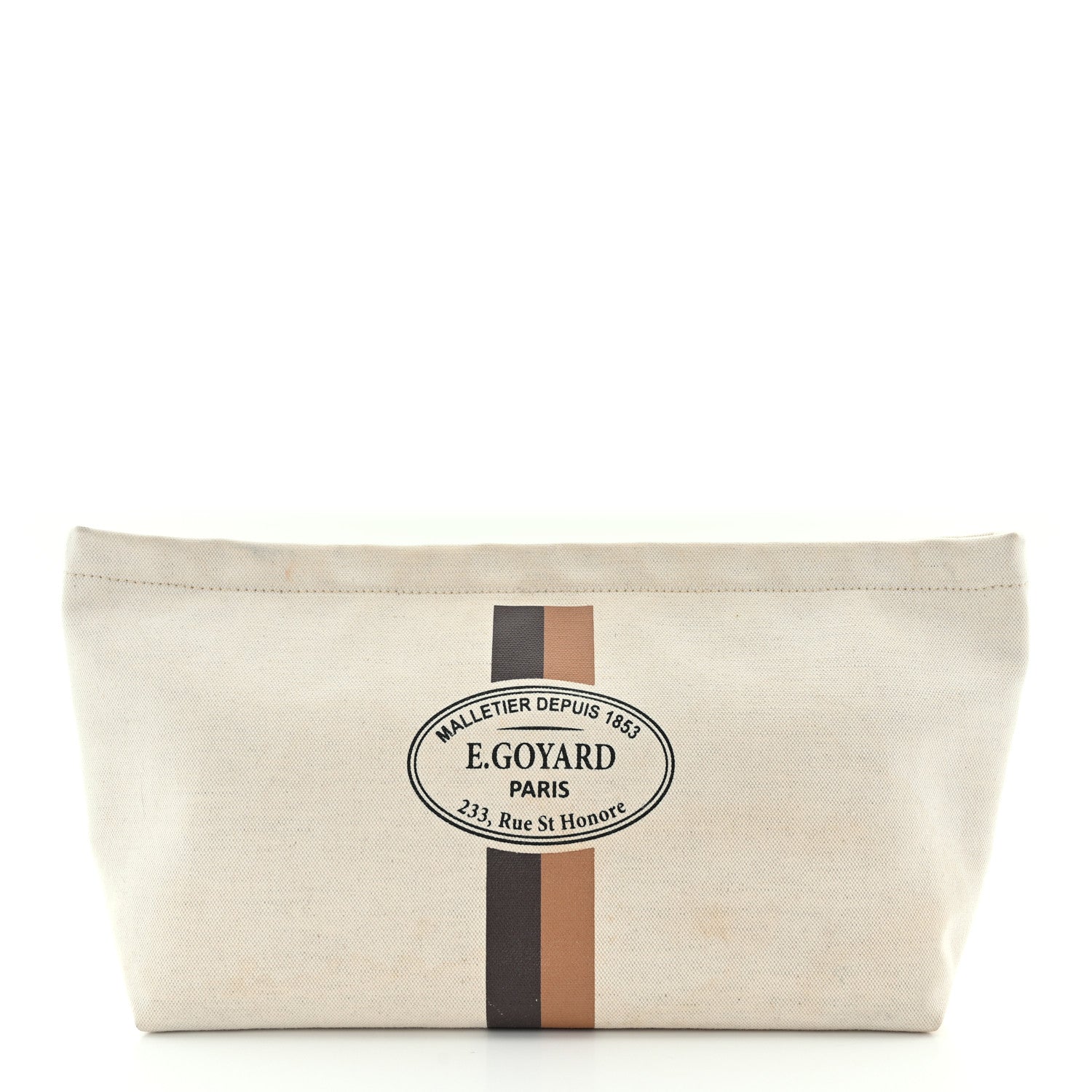 Goyard Canvas Necessaire Organizer Pouch Off White 1 of 12