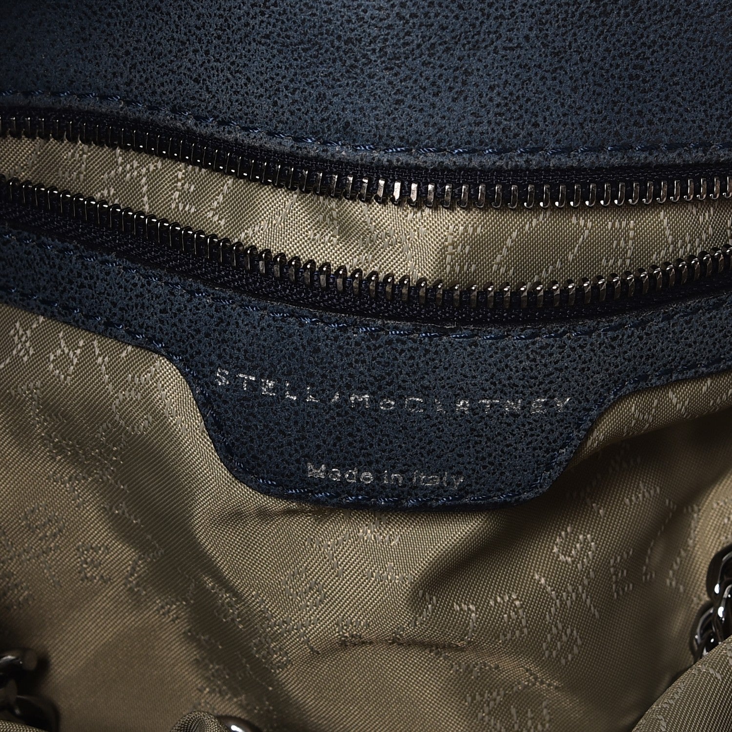 Stella McCartney Shaggy Deer Falabella Fold Over Tote Blue 7 of 7