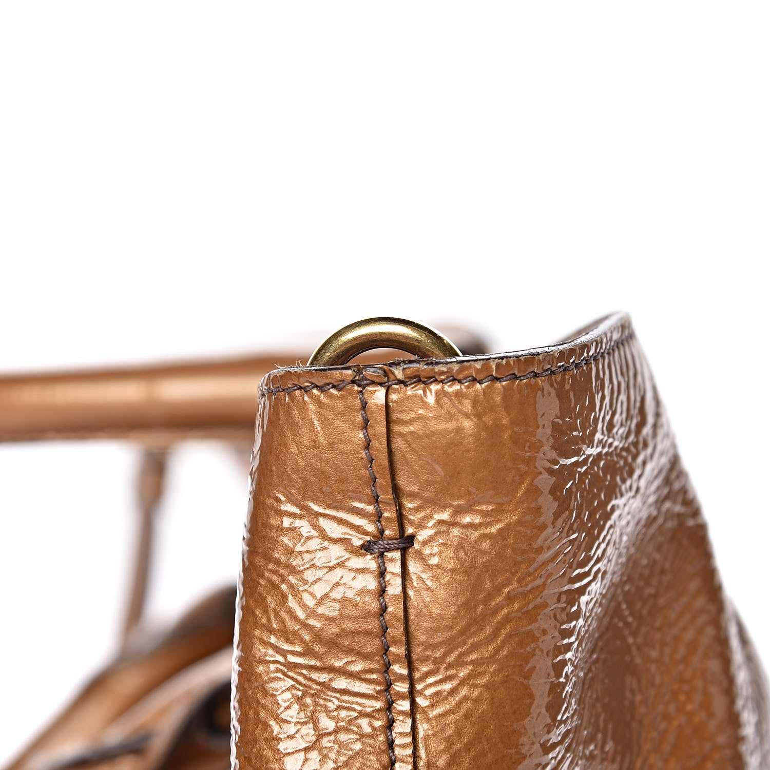Prada Vernice Sfumata Tote Blond Mordore 22 of 22