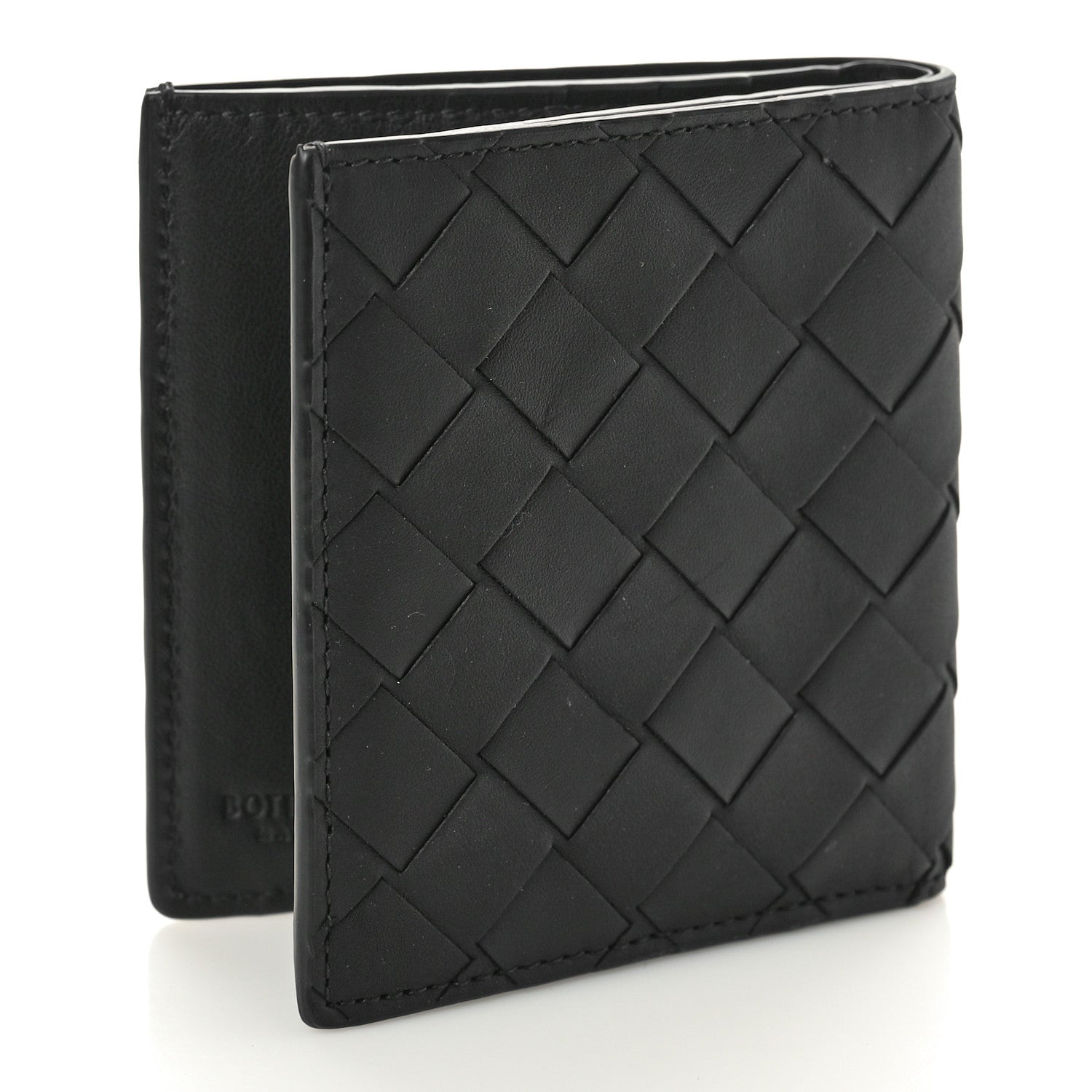 Bottega Veneta Nappa Intrecciato Medium Bi-Fold Wallet Black 3 of 8