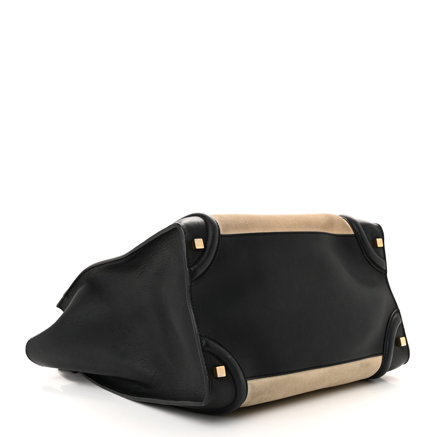 Celine Smooth Calfskin Suede Mini Tri-Color Luggage Light Beige 4 of 11
