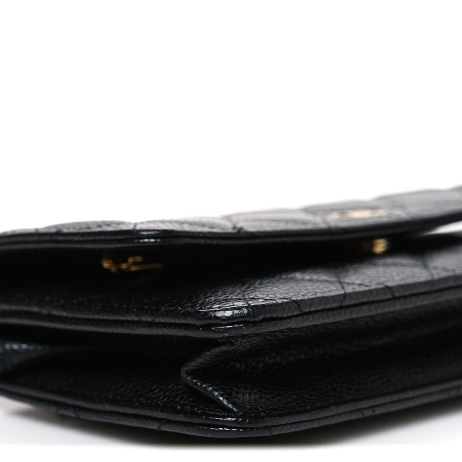 Chanel Caviar Quilted Wallet On Chain WOC Black 10 of 13