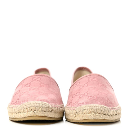 Gucci Monogram Espadrilles 38.5 Soft Pink 2 of 7