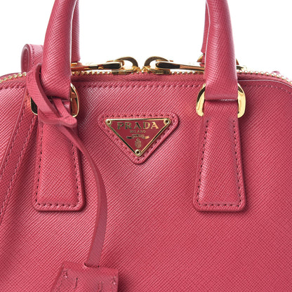 Prada Saffiano Lux Mini Promenade Tote Peonia 10 of 10