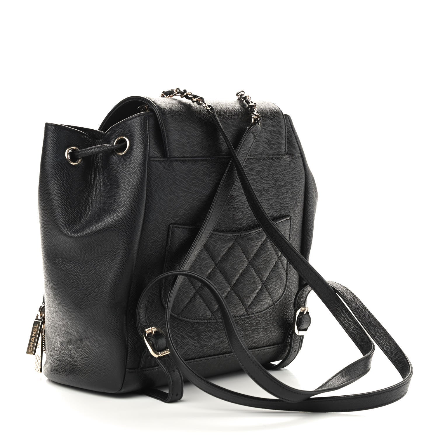 Chanel Caviar Quilted Business Affinity Backpack Black 3 of 9