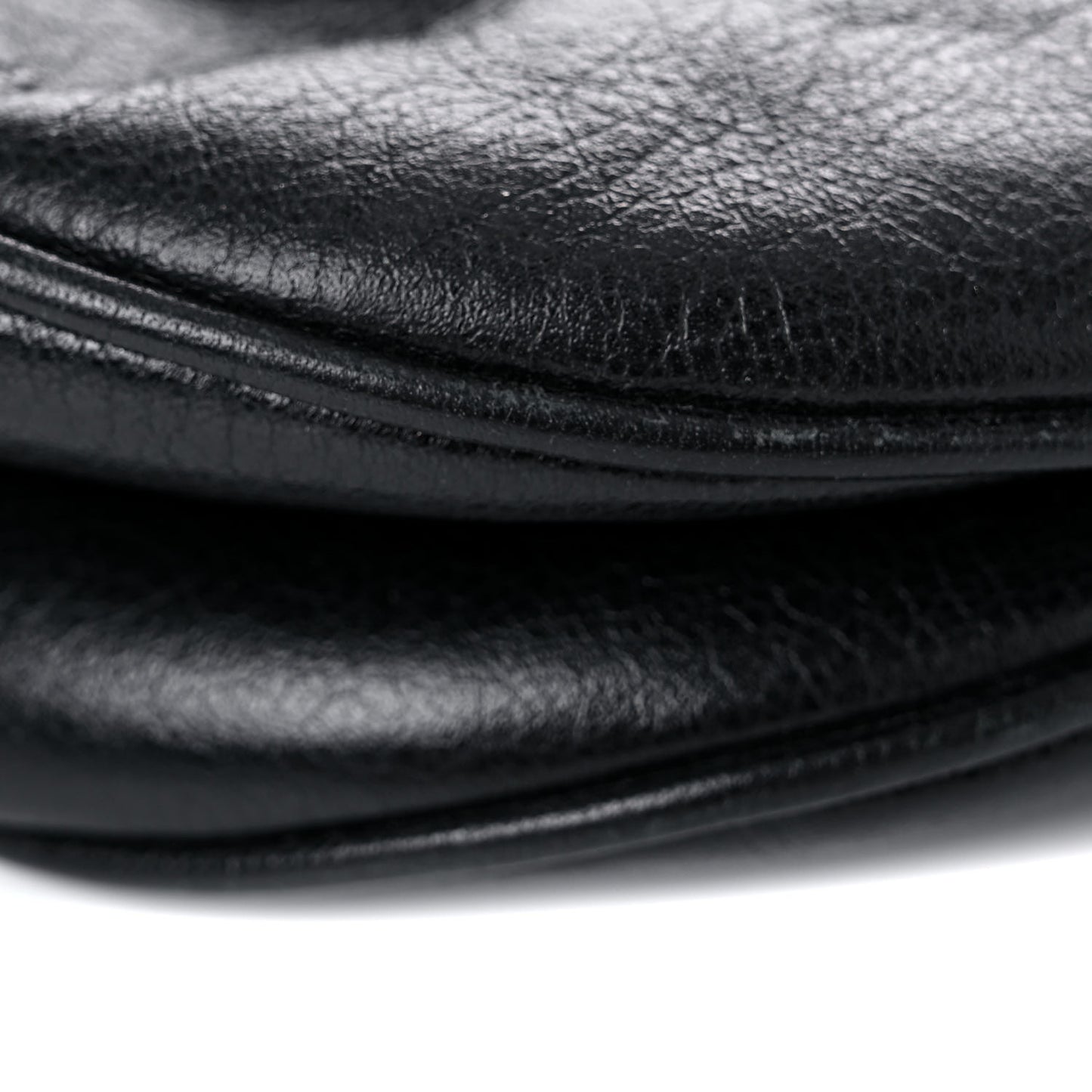 Calfskin Saddle Bag Black