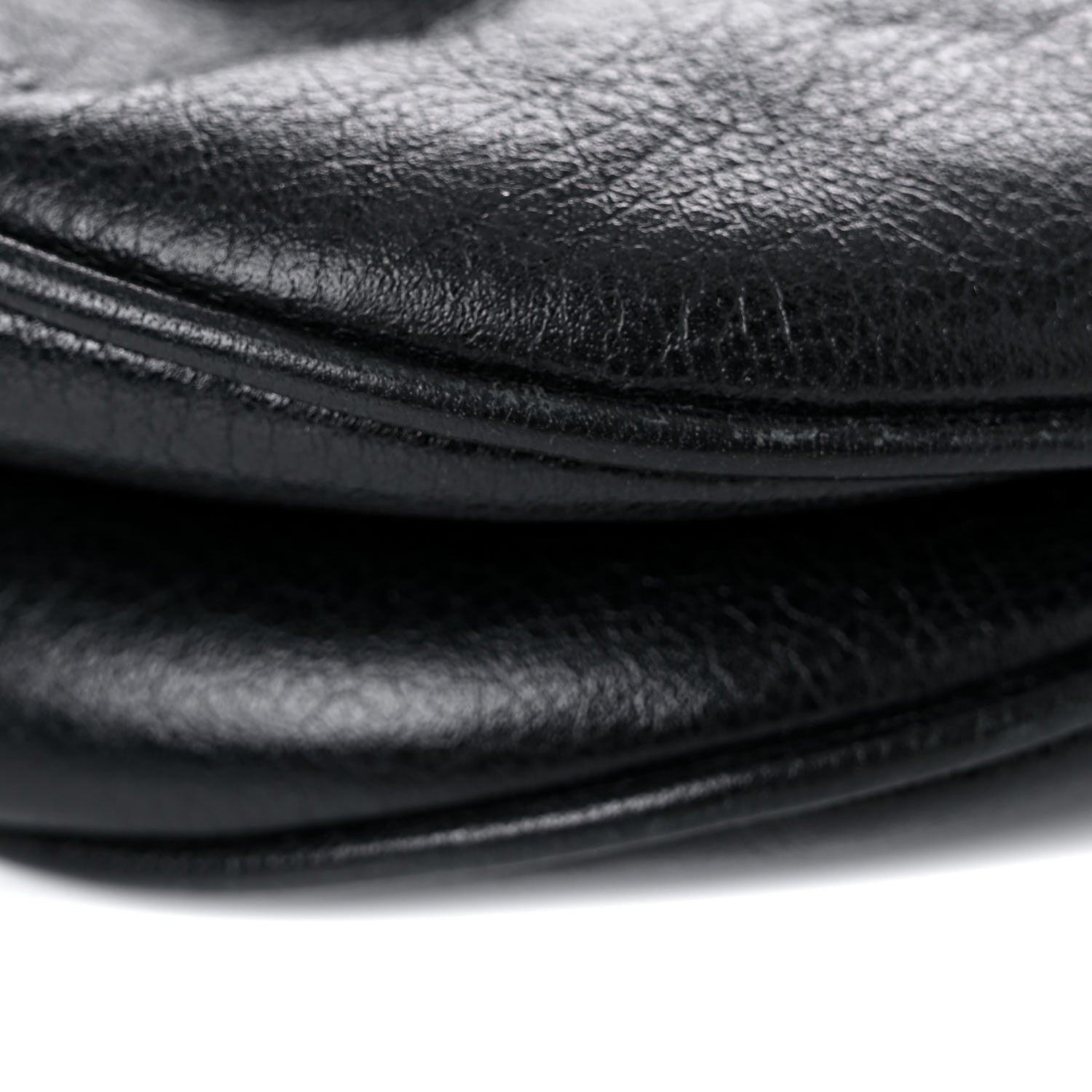 Christian Dior Calfskin Saddle Bag Black 7 of 25