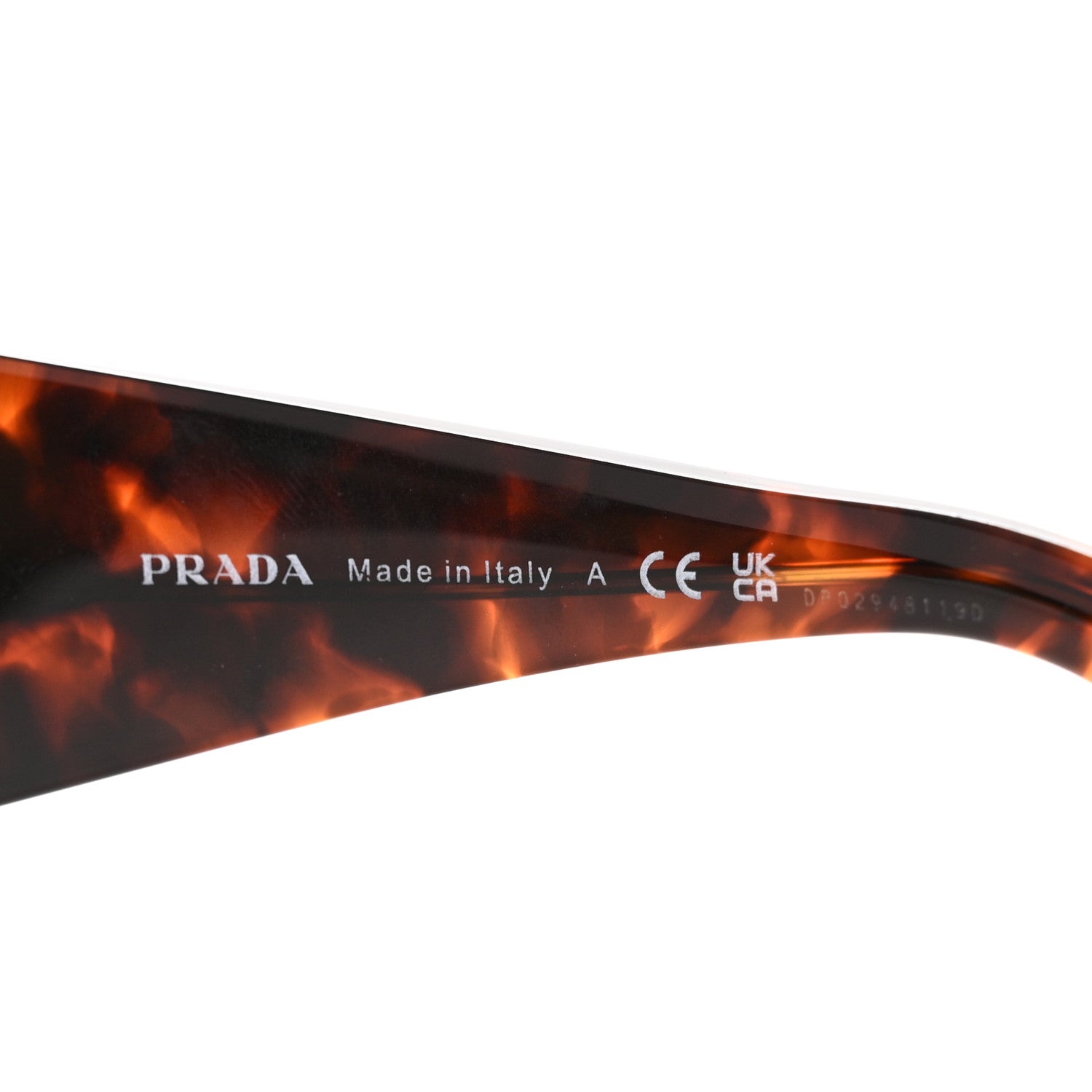Prada Acetate Symbole Sunglasses SPR 17W Havana 5 of 8