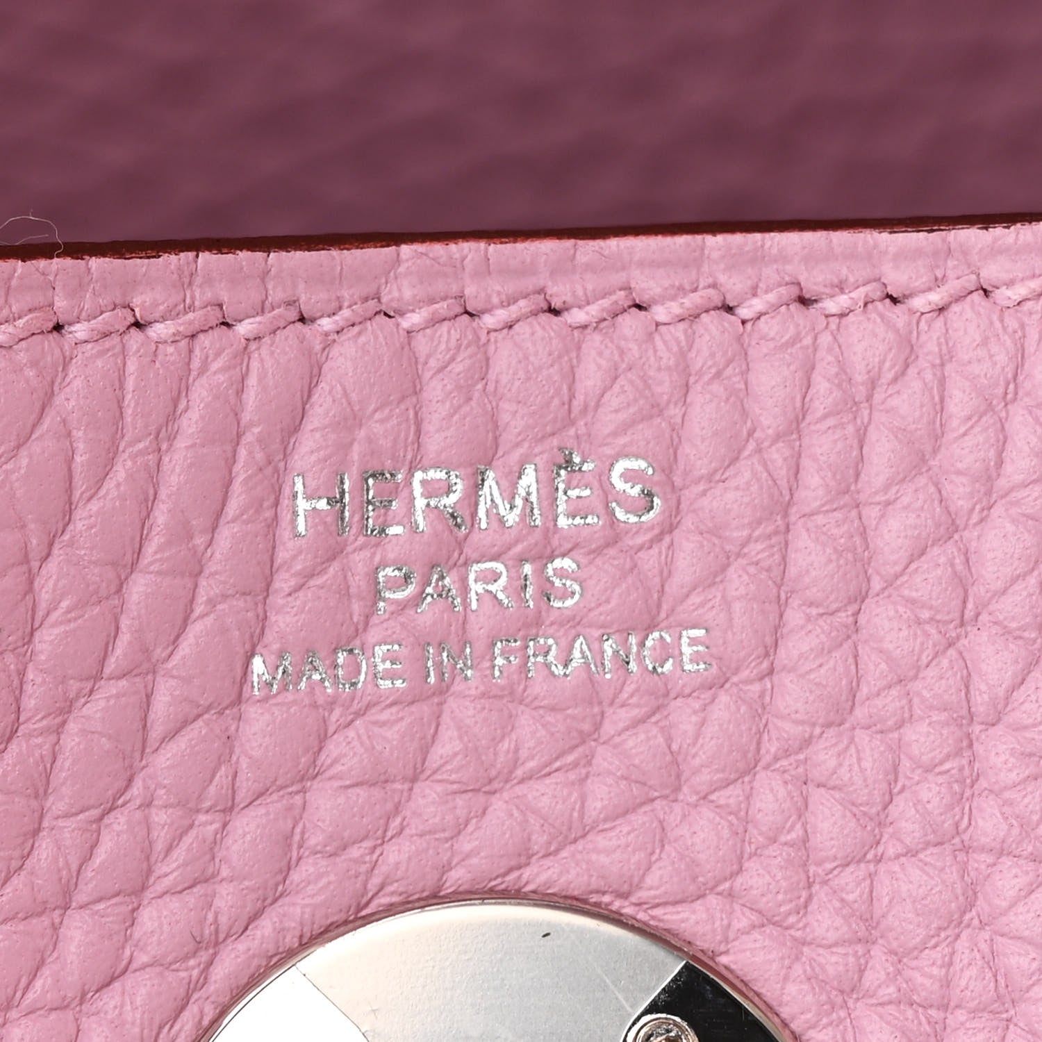Hermes Taurillon Clemence Lindy 26 Mauve Sylvestre 5 of 10