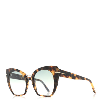 Tom Ford Samantha Cat Eye Sunglasses TF553 Tortoise 1 of 9