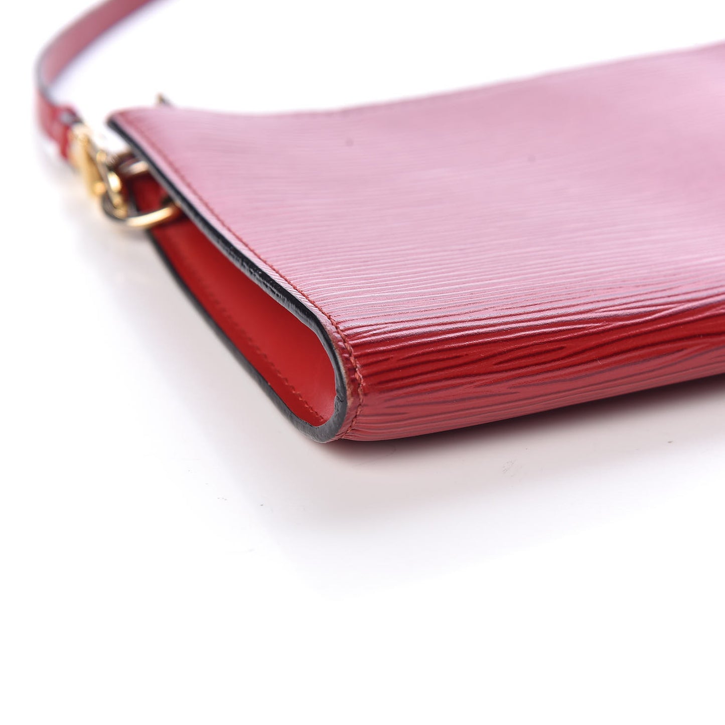 Epi Pochette Accessories 24 Castillan Red