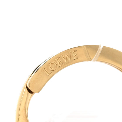 Loewe Metal Anagram Bag Charm Key Holder Gold 3 of 4