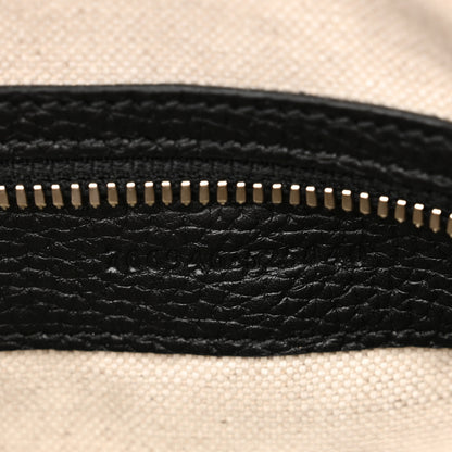 Gucci Piuma Calfskin Jumbo GG Embossed Medium Messenger Bag Black 7 of 10