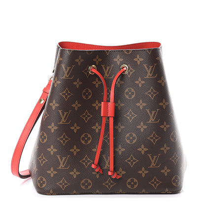 Louis Vuitton Monogram Braided Neonoe Coquelicot 1 of 9