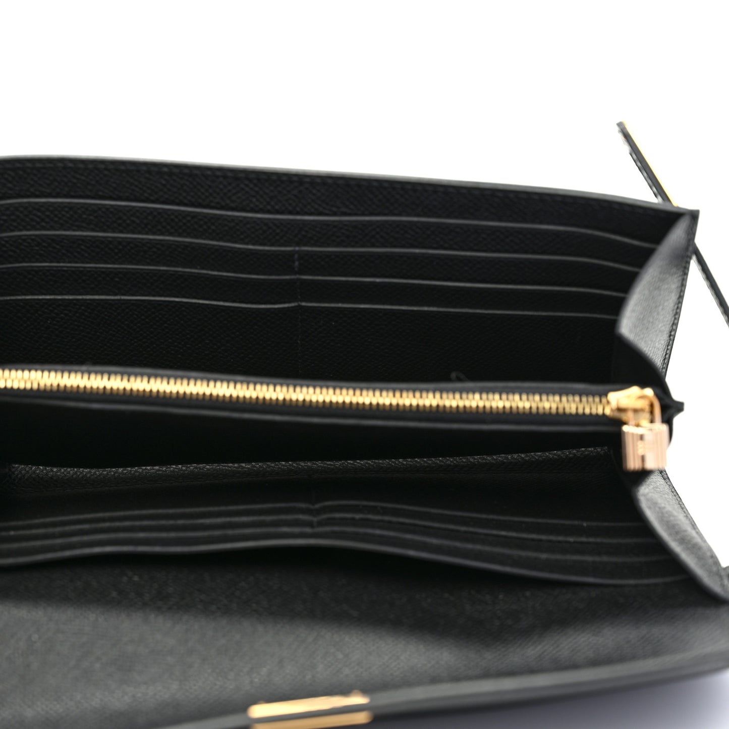 Epsom Kelly Longue Wallet Black