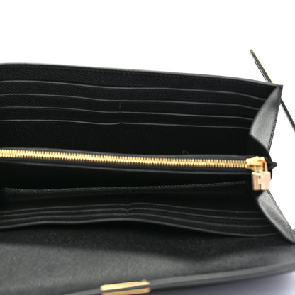 Hermes Epsom Kelly Longue Wallet Black 5 of 7
