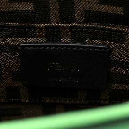 Fendi Vitello King Plexiglass Logo Embossed Mini By The Way Top Handle Boston Bag Edamame 6 of 9