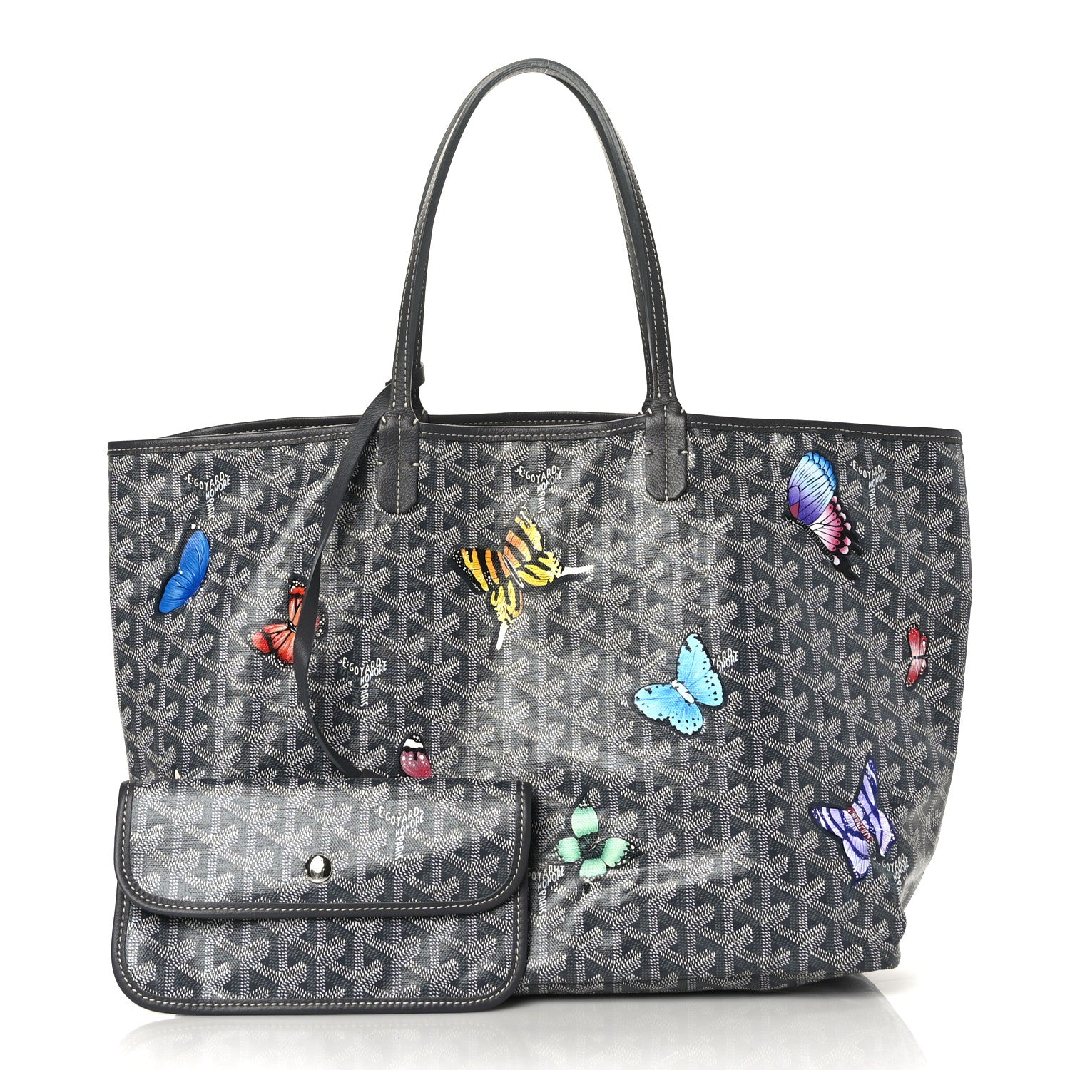 Goyard Goyardine Butterflies Saint Louis PM Grey 3 of 11