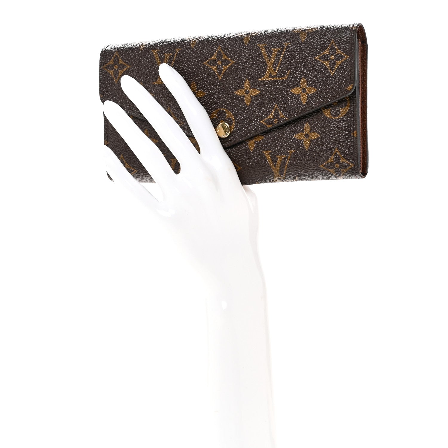 Louis Vuitton Monogram Sarah Wallet NM 2 of 8