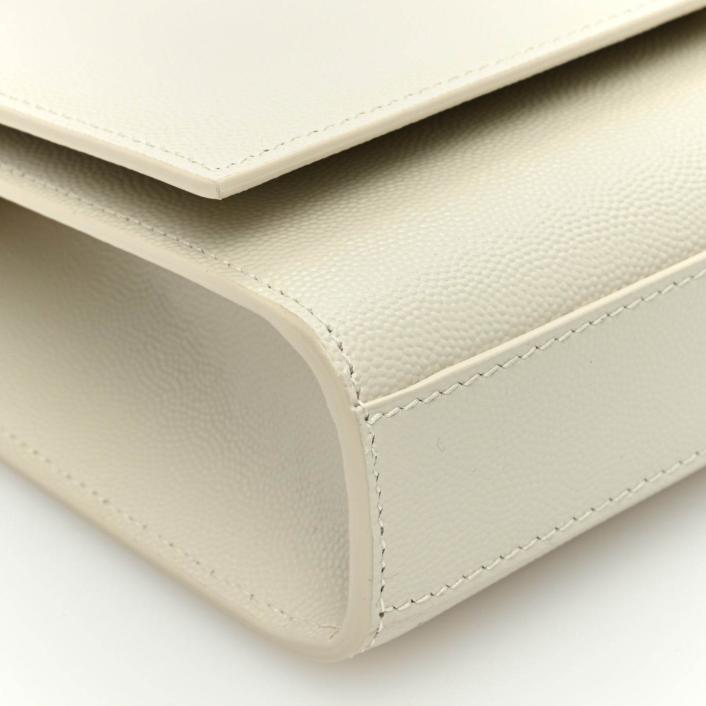 Grain De Poudre Medium Classic Monogram Kate Satchel Crema Soft