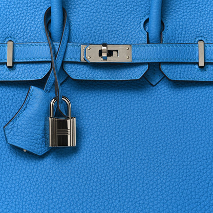 Hermes Togo Birkin 25 Bleu Zanzibar 8 of 10
