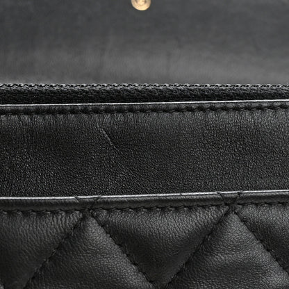Chanel Lambskin Quilted Trendy CC Wallet On Chain WOC Black 12 of 16
