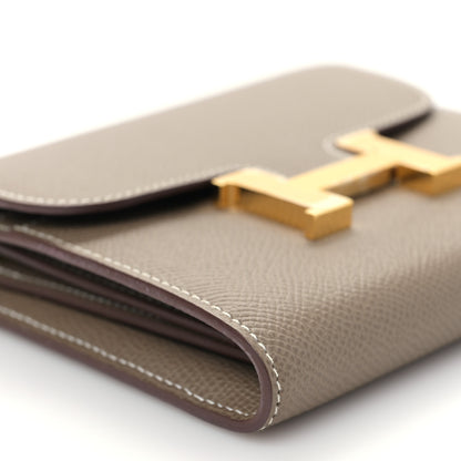Hermes Epsom Constance Short Wallet Etoupe 7 of 9