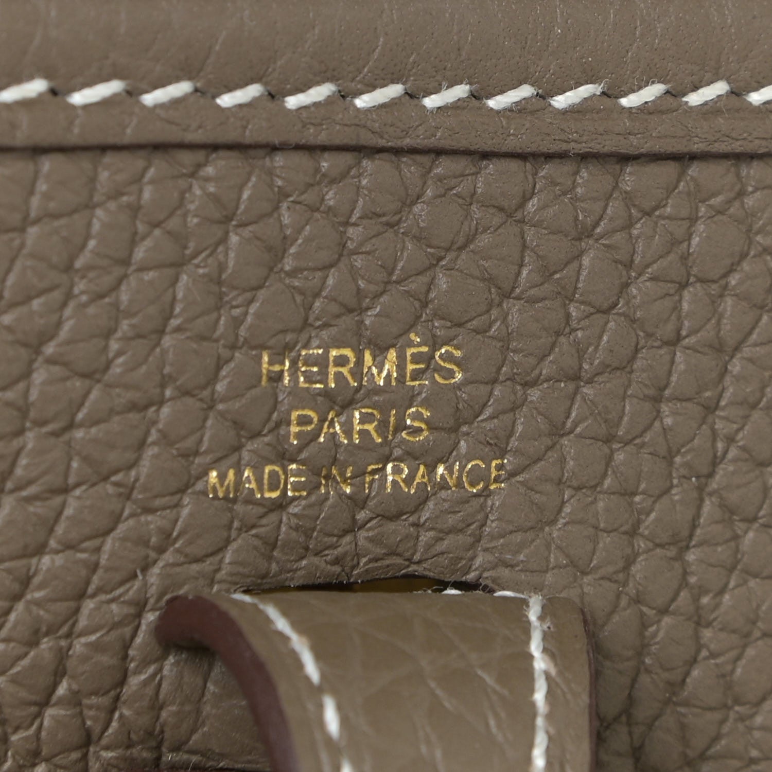 Hermes Taurillon Clemence Amazone Evelyne TPM Etoupe Bleu Indigo 6 of 11