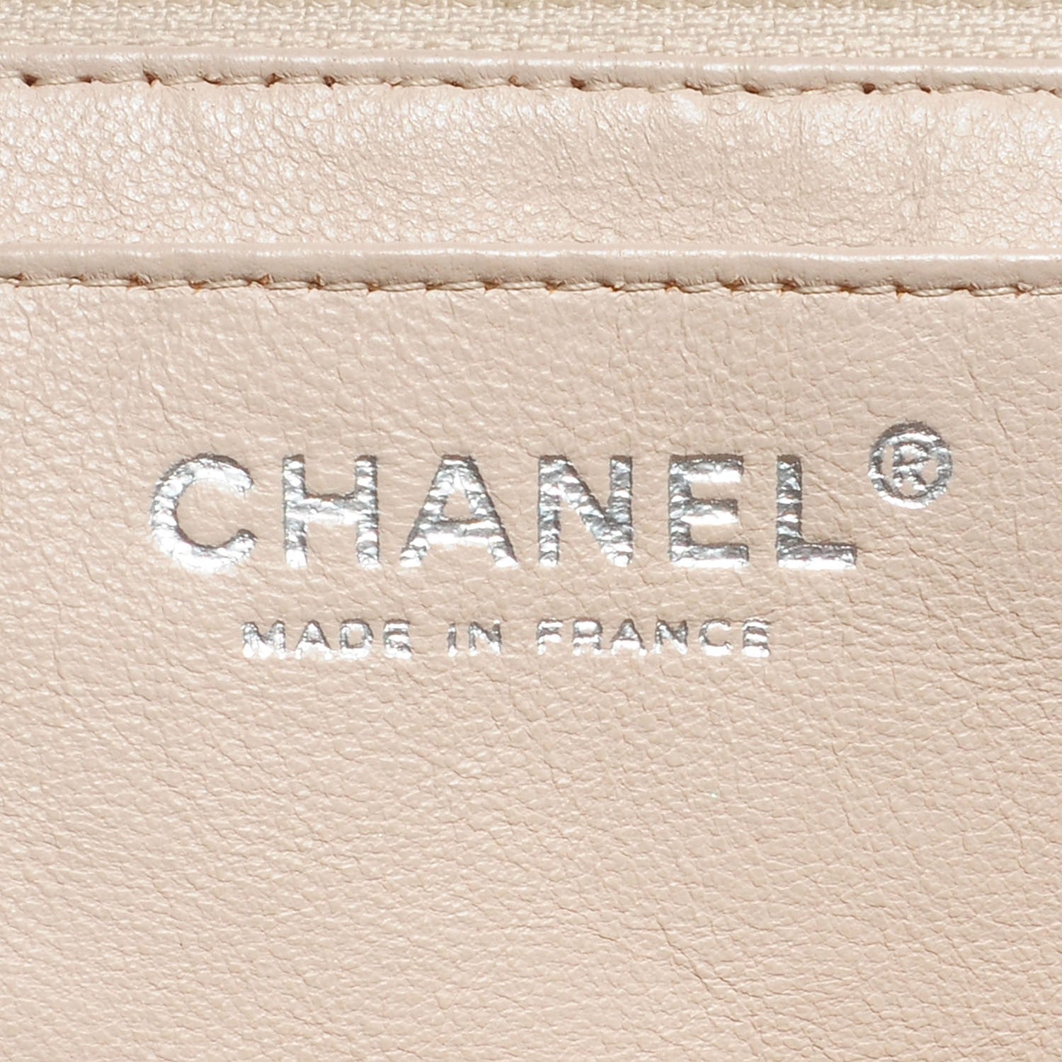 Chanel Caviar Maxi Single Flap Ecru 6 of 9