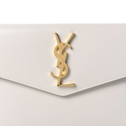 Saint Laurent Grain De Poudre Uptown Pouch Blanc Vintage 8 of 9
