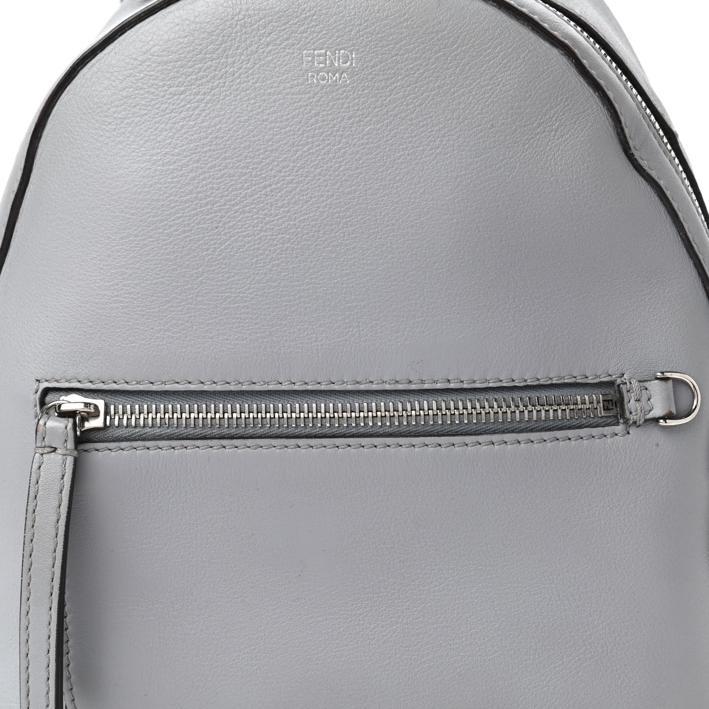 Vitello Dolce Studded Croc Tail Mini Backpack Grey