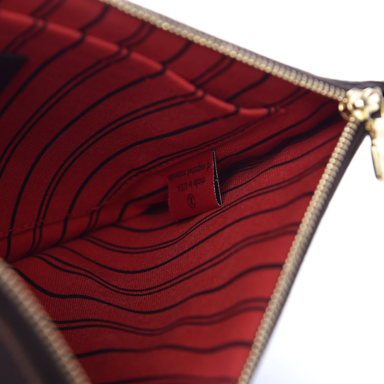 Louis Vuitton Damier Ebene Neverfull MM GM Pochette 7 of 8