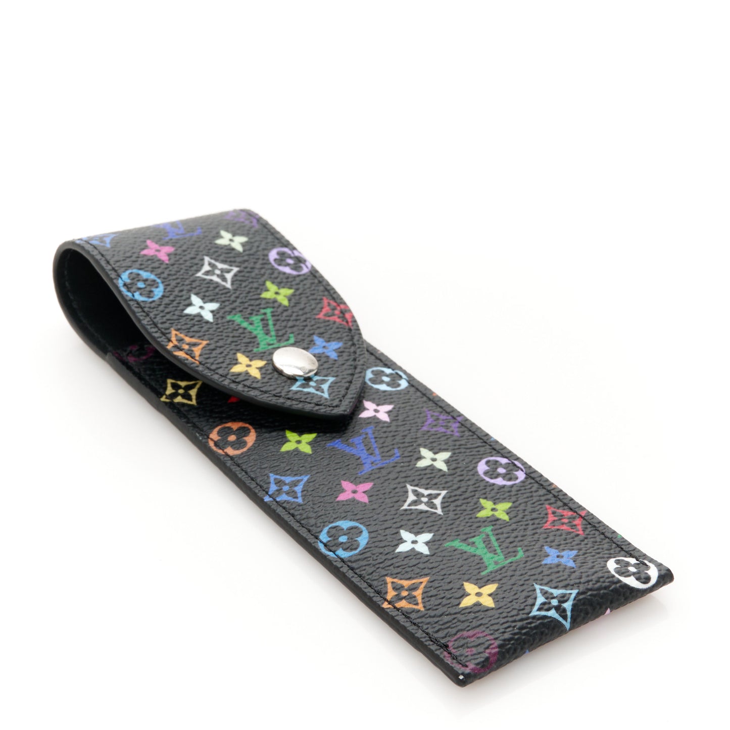 LV X TM Monogram Multicolor Pen Case Black