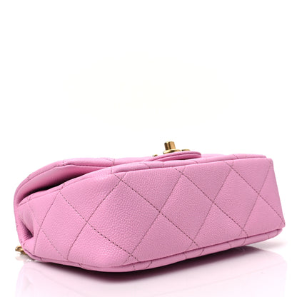 Chanel Caviar Quilted Mini Sweetheart Flap Lilac 3 of 7