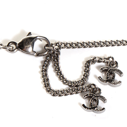 Chanel Ruthenium CC Necklace Black Purple 4 of 7